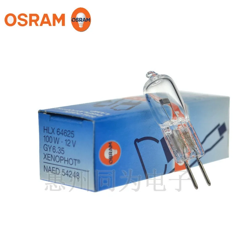 Imagem -02 - Lâmpada Halógena Osram Fcr Microscópio Colimador Luz Hlx64625 Lâmpada do Projetor dr Luzes Industriais Hlx64625 12v100w