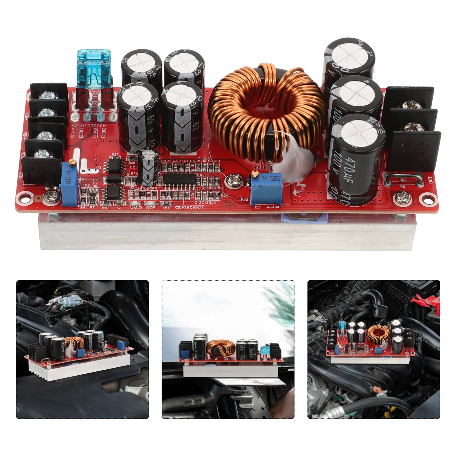 وحدة طاقة 1200 وات، منظم دفعة متعدد الاستخدام، مثبت جهد تيار مستمر مدمج، صناعة متقنة، وحدة متعددة الاستخدامات سهلة التكامل