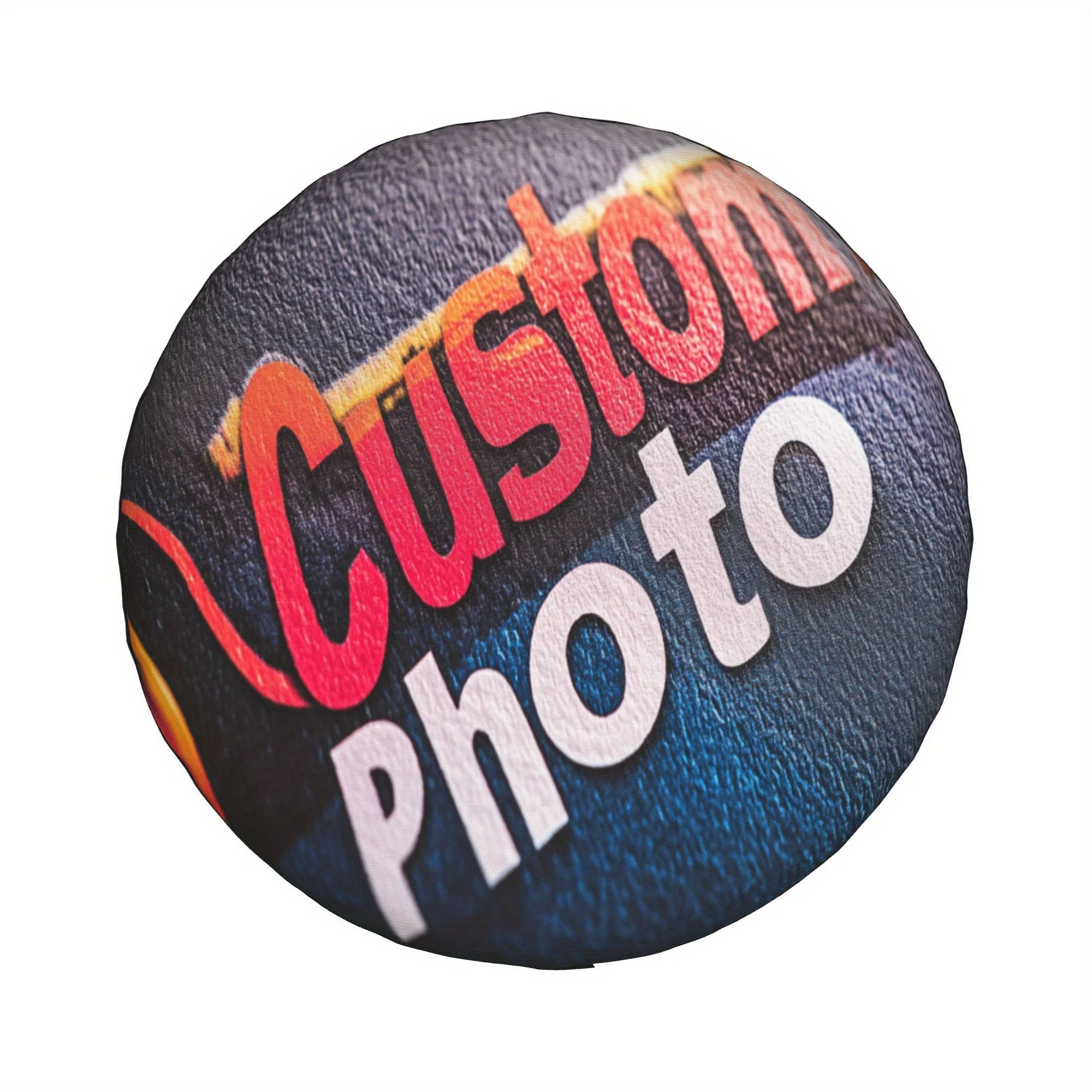 1 Custom Polyester Spare Tire Cover, Personalized Waterproof And Dustproof Protection, Suitable For Cars, Rvs, Suvs, And Trailer