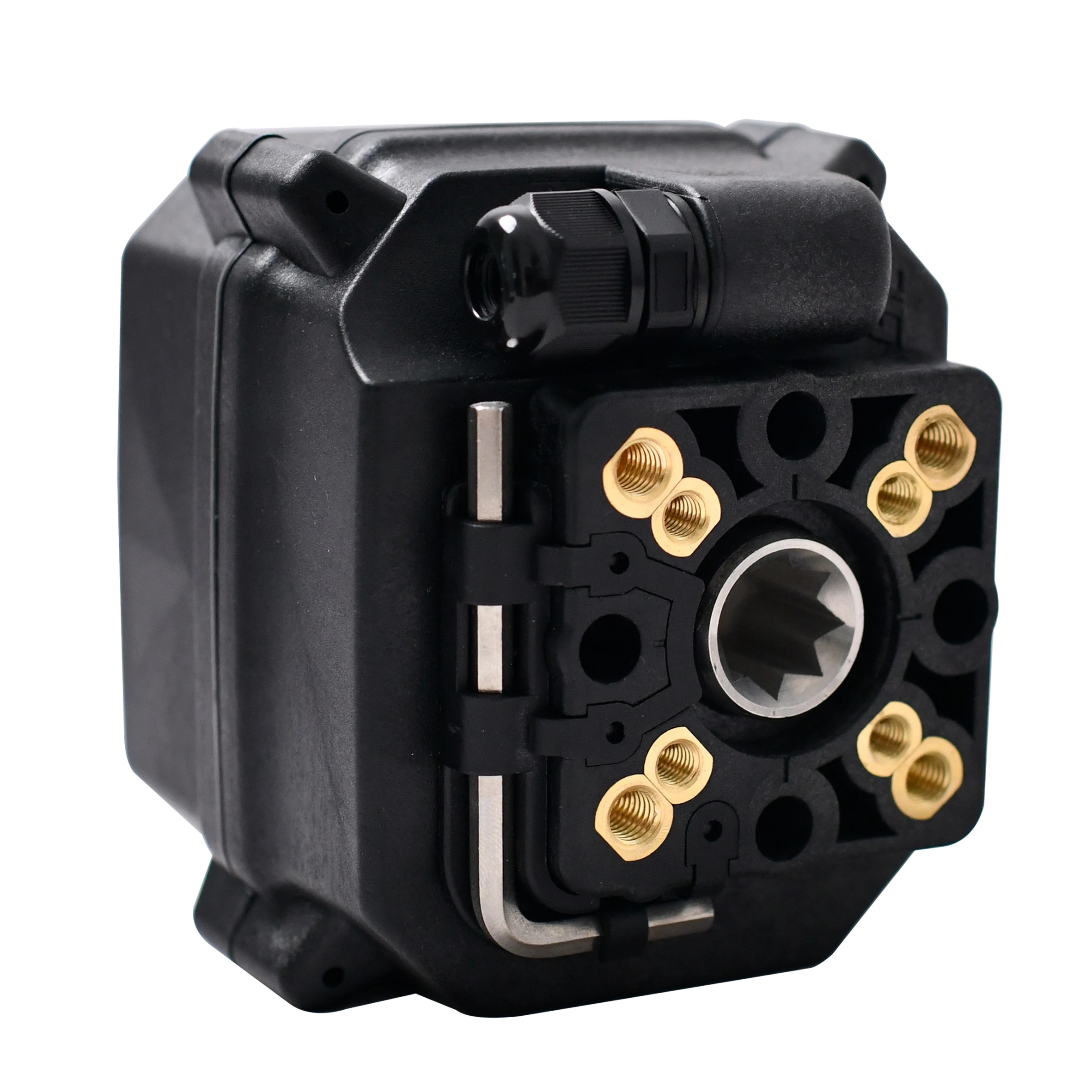 Tonhe A150 المحرك الكهربائي الأسود CR301 DC12v التيار المتناوب DC24V المحرك صمام بمحرك للمياه 9*9.7 هيكل الكرة الرئيسية