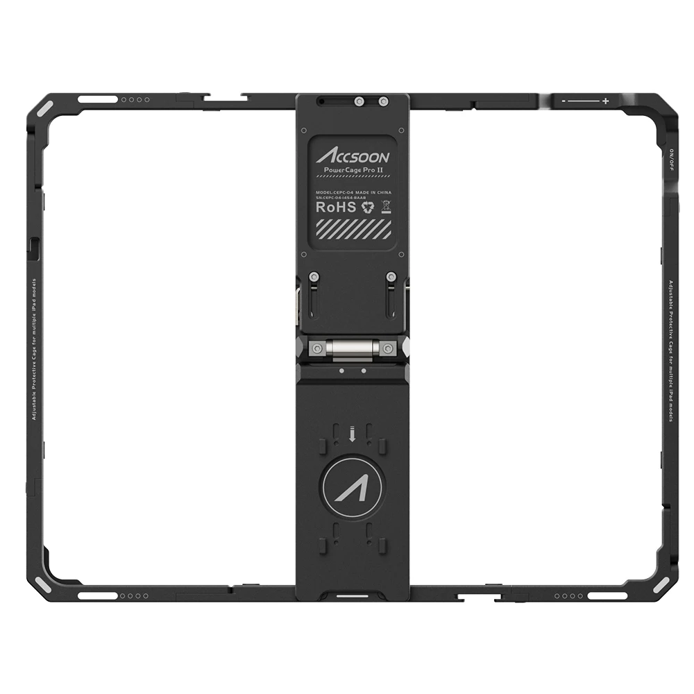 Accsoon CEPC-03 CEPC-04 Ipad Powercage Pro Ii 10 12 Inch Beschermende Kooi Shell Met NP-F Batterij Adapter Houder Voor Ipad air Pro