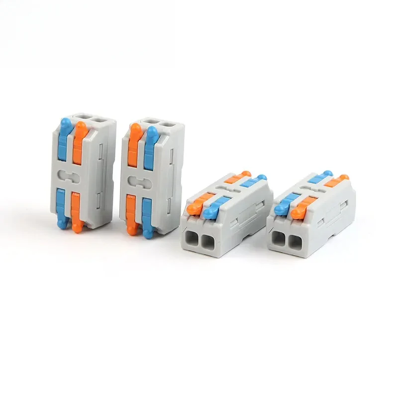 10/20/50PCS Mini Fast Wiring Cable Connectors Universal Compact Splitter Electrical Conductors Push-in Home Terminal Block