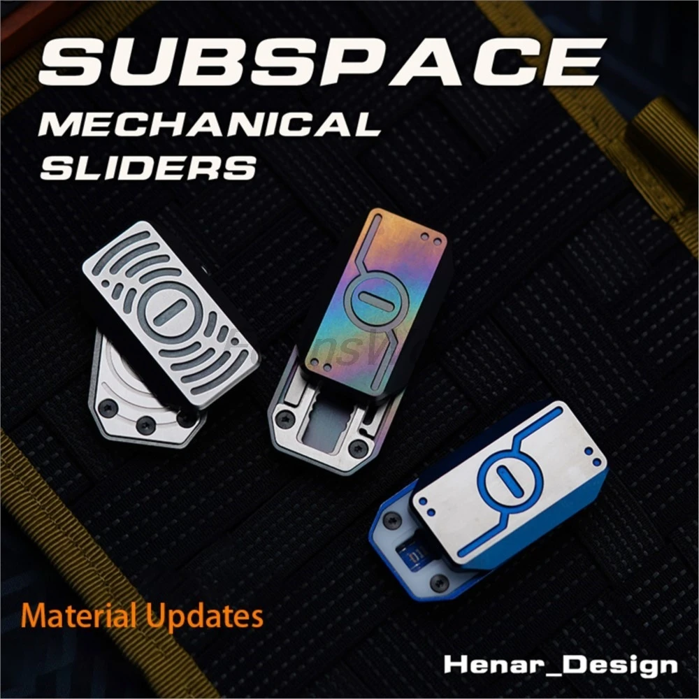 WANWU EDC Subspace Mechanical Sliders Material Updates For Adults Metal Fidget Toys For Adults