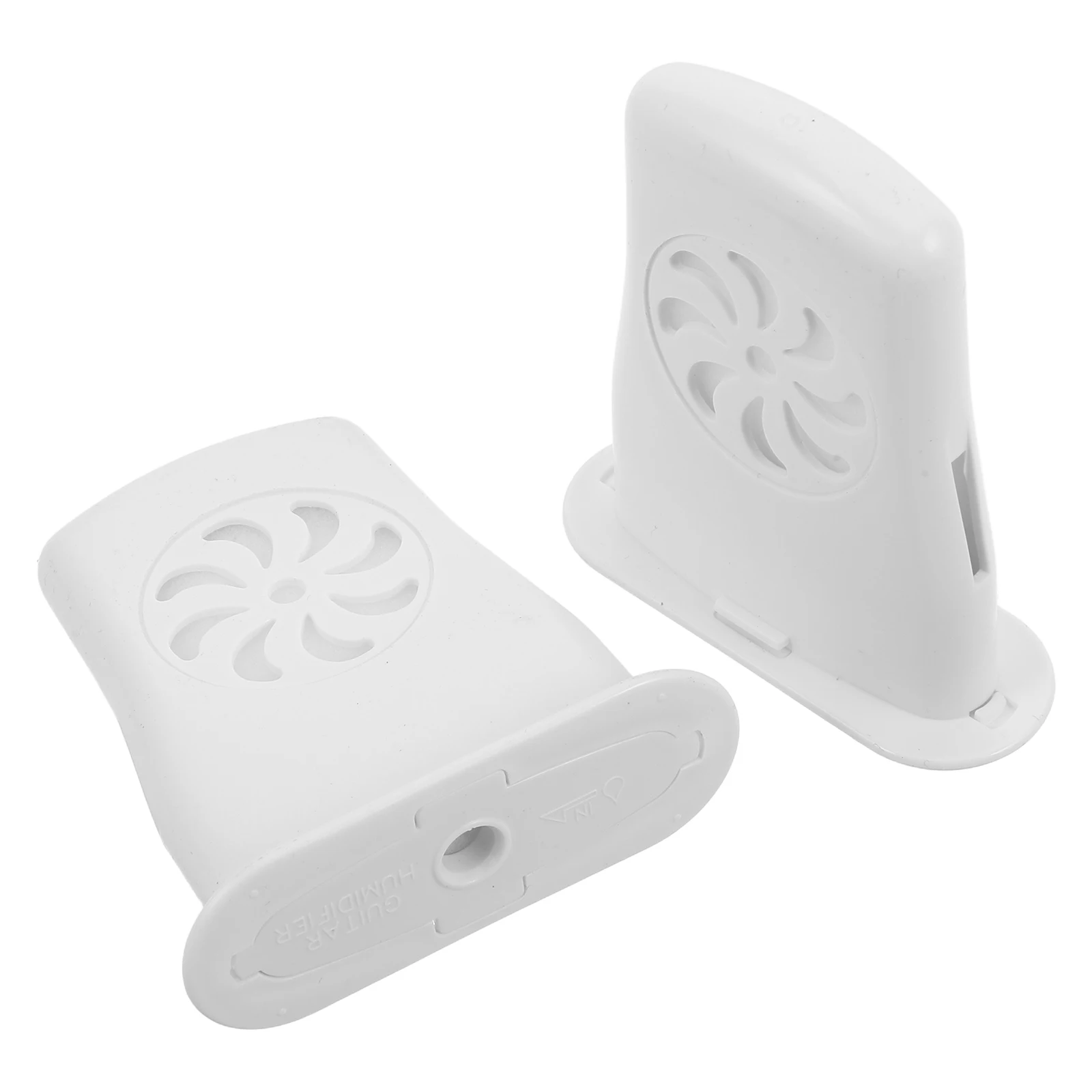 

2 Pcs Guitar Humidifier Case Humidity Control Electric Plastic Acoustic Soundhole