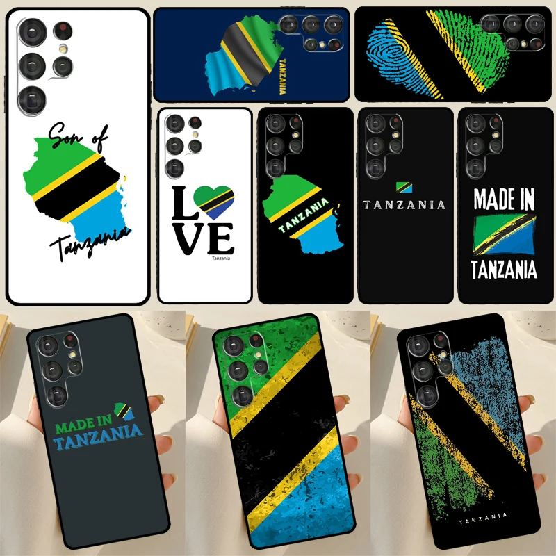 Tanzania National Flag Case For Samsung Galaxy S23 S21 Ultra S20 FE S8 S9 S10 Note 10 Plus Note 20 S22 Ultra Cover