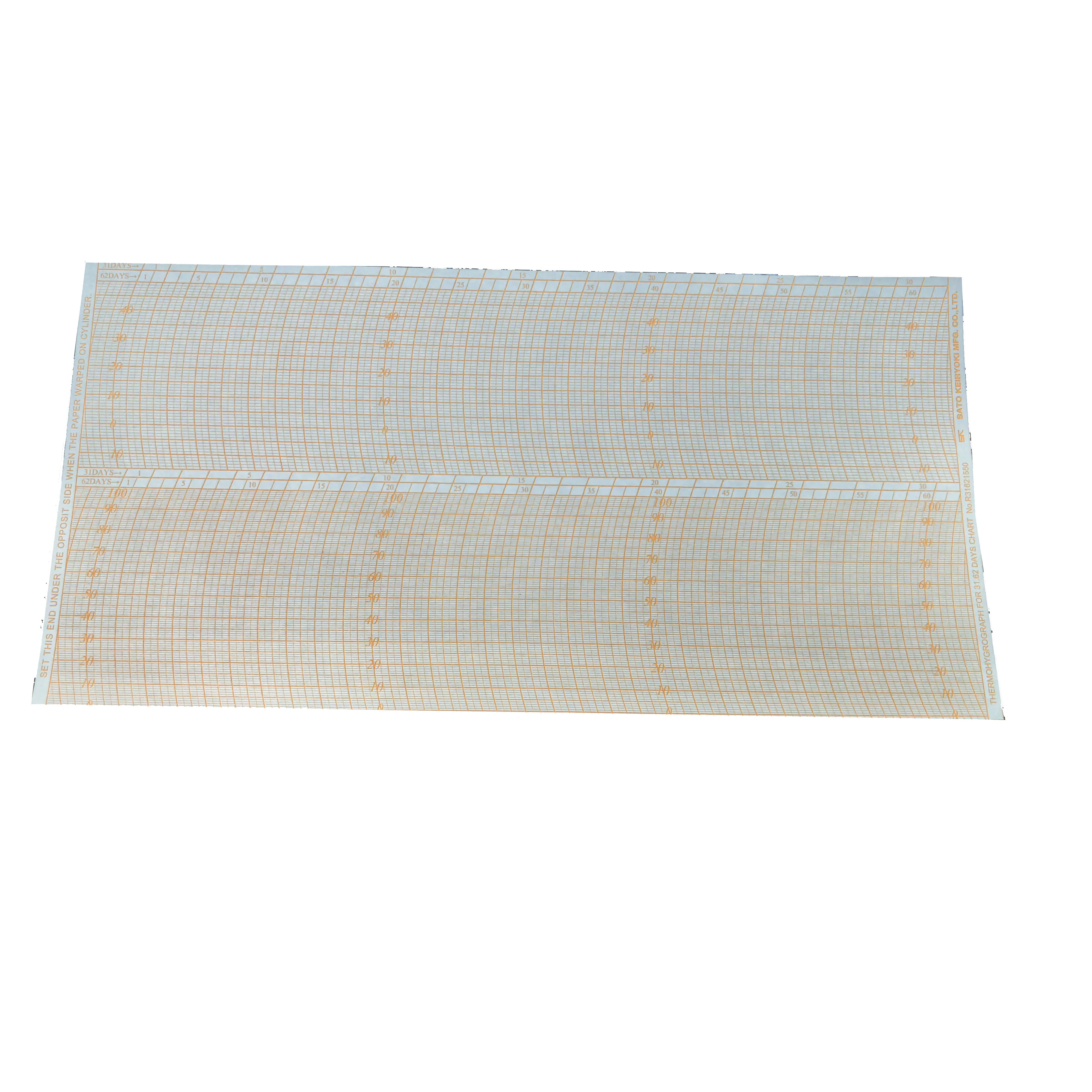 SKSATO Latona Temperature and humidity recorder chart paper R31621550 -15~50/0-100%RH
