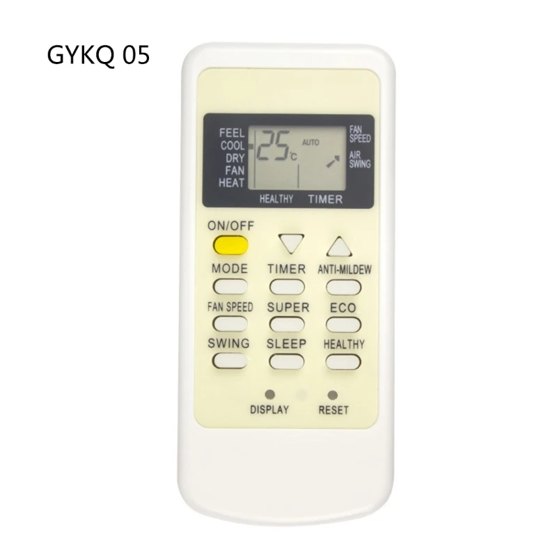 Control remoto acondicionado GYKQ05 para controles remotos acondicionado GYKQ05 Diseño fácil usar, amplia