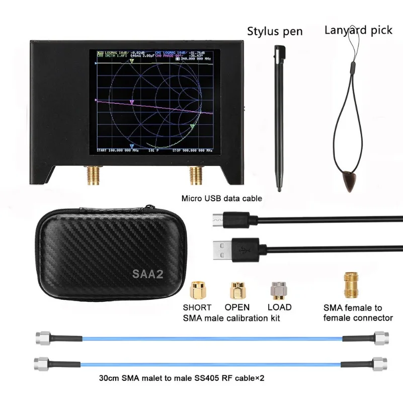 SAA2 3G Vector Network Analyzer NanoVNA V2 Antenna Analyzer