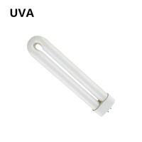 UVA 365nm T6 Mosquito Killer Lamp Tube U Type 4-pins 11W 15W 18W Ultraviolet lamp tube for UV Electric Fly Trap Zapper Insect