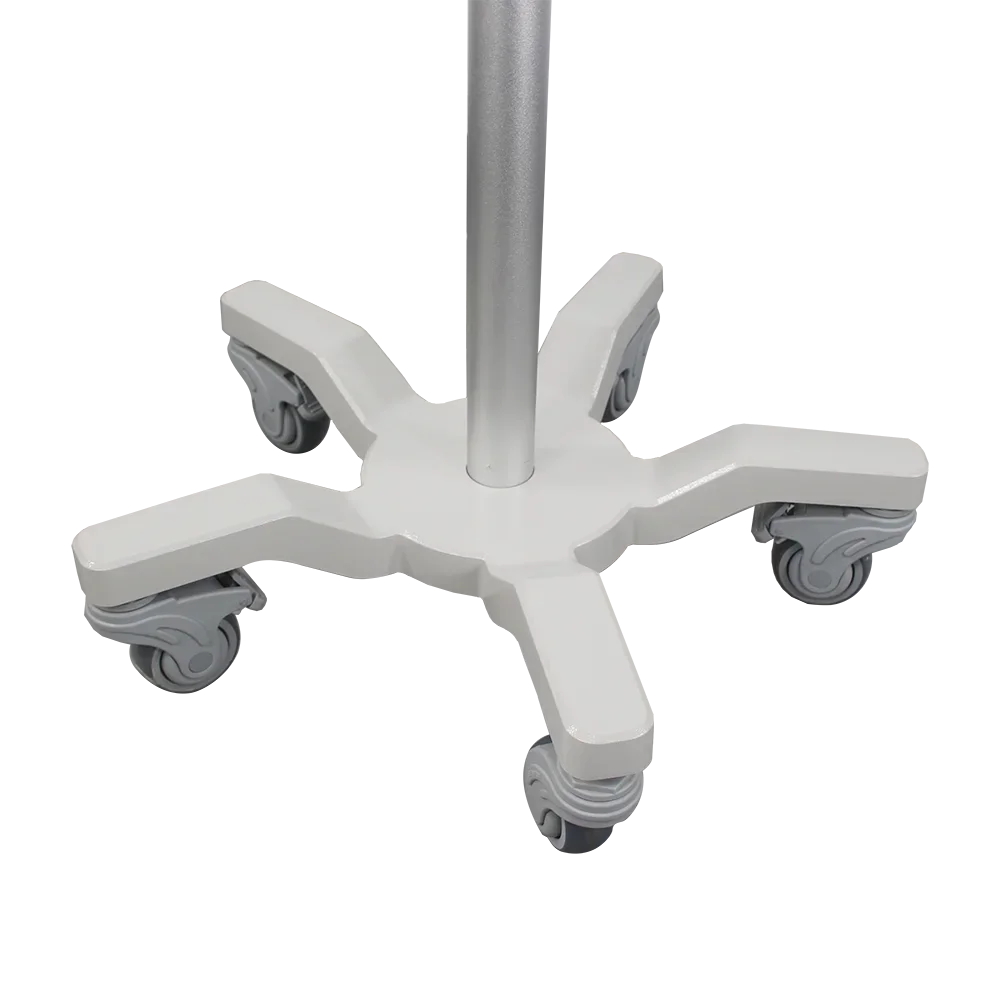 Hochwertiger, höhenverstellbarer mobiler Trolley, Krankenhausausrüstung, Tablett, medizinischer Wagen