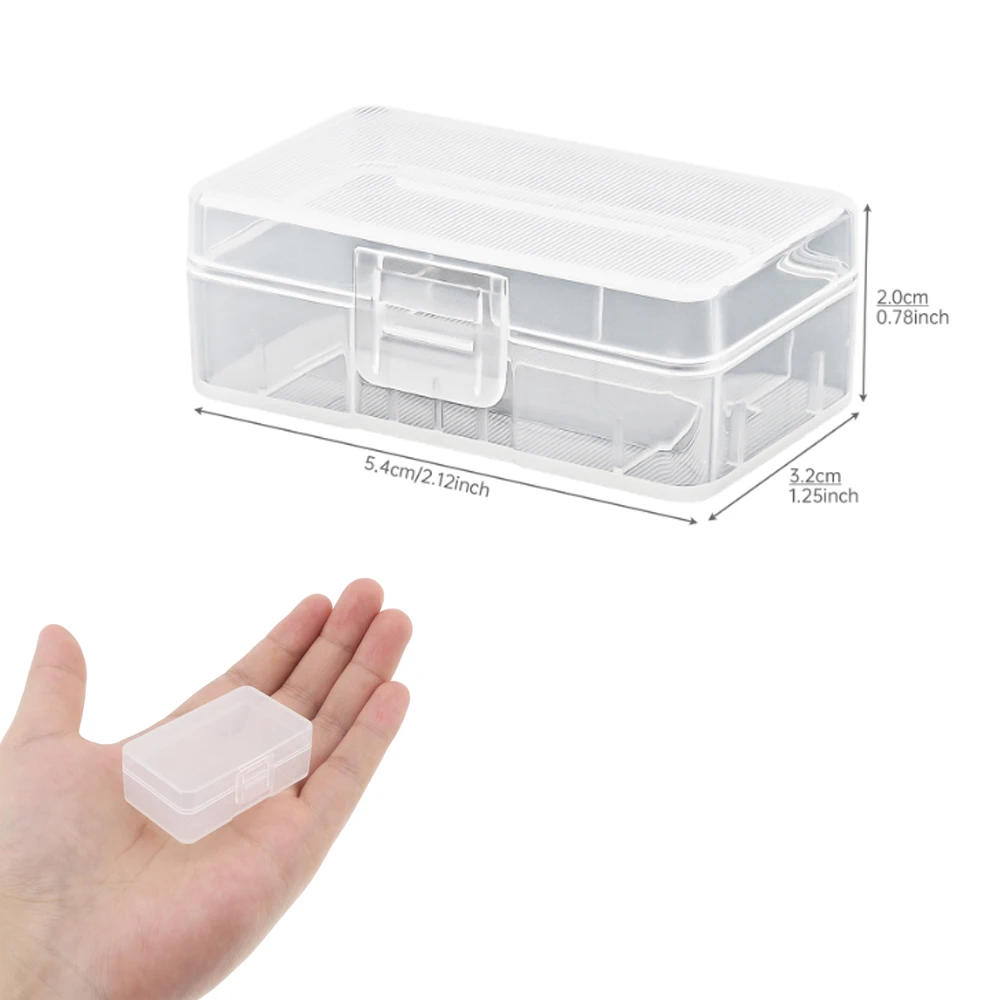 Soshine-caja de almacenamiento de plástico duro portátil, contenedor, organizador, de 9V para batería, 1 unidad
