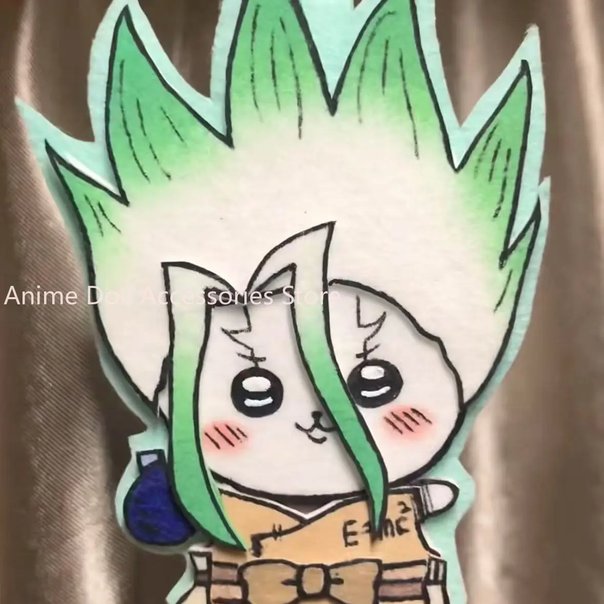 

Dr.STONE Ishigami Senkuu Non Woven Pendant Chain Bag Decoration Anime Cartoon Keychain Collection Model Gift