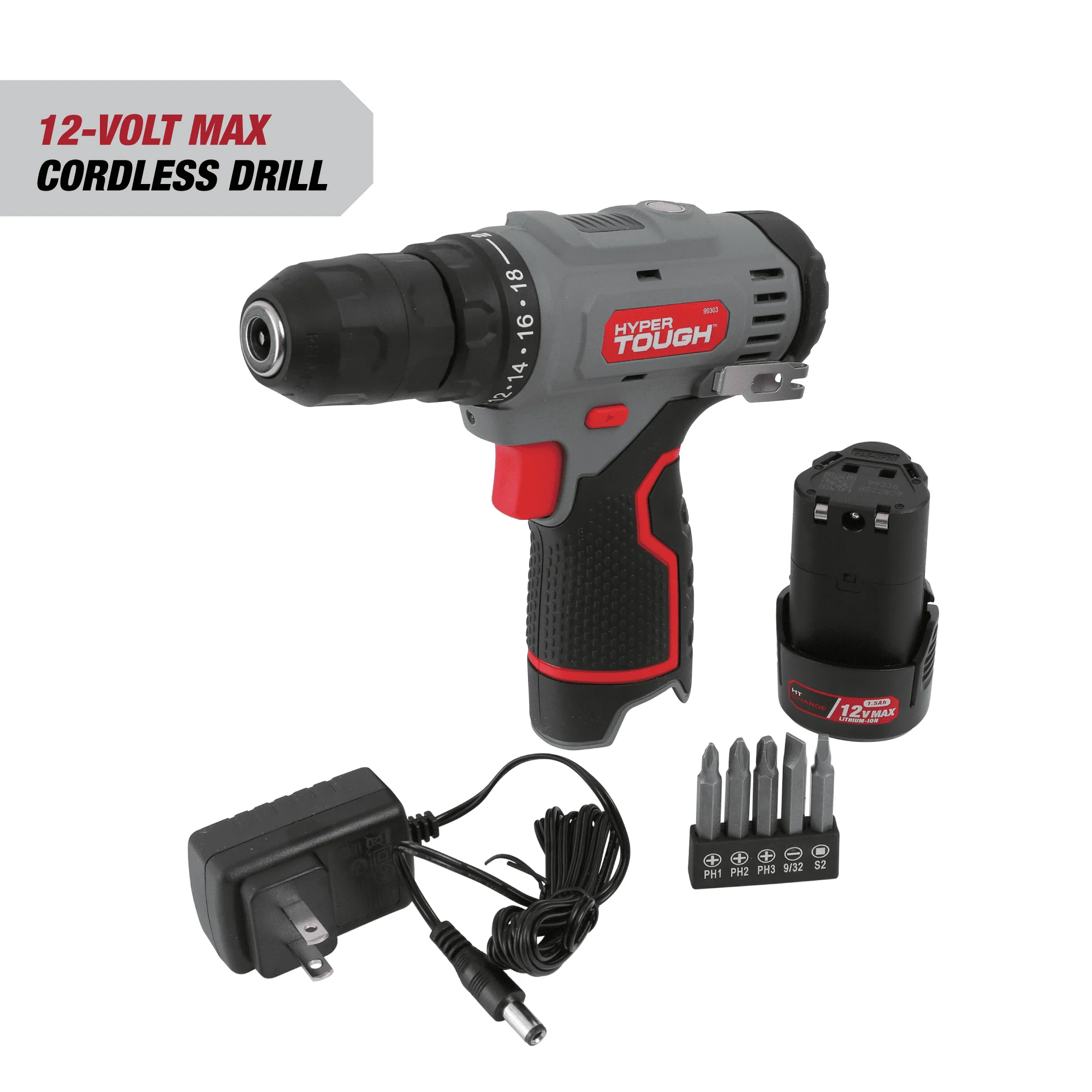 

2V Max Lithium-Ion Cordless 3/8-inch Drill Driver with 1.5Ah Battery