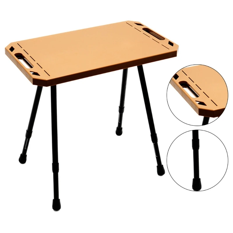 Table pliante ultralégère, bureau pique-nique, support en d'aluminium, Table Camping