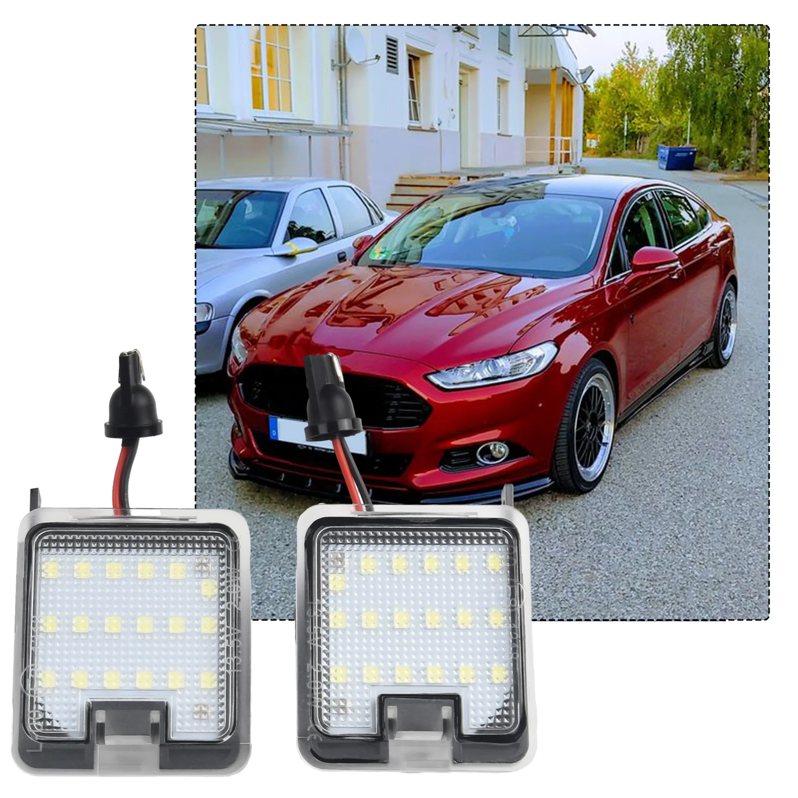 Enhance Your Driving Experience with LED Side Mirror Puddle Lights for Ford For Mondeo MK4 Focus Kuga Dopo Escape CMax