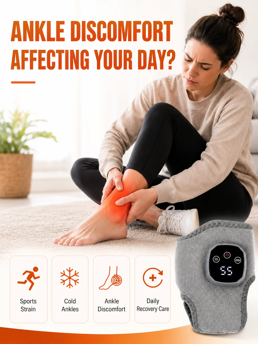 Ankle Brace Ankle Protectors Ankle Supports Ankle Wrap Support Brace For Plantar Fasciitis Ankle Discomfort Relaxation Care