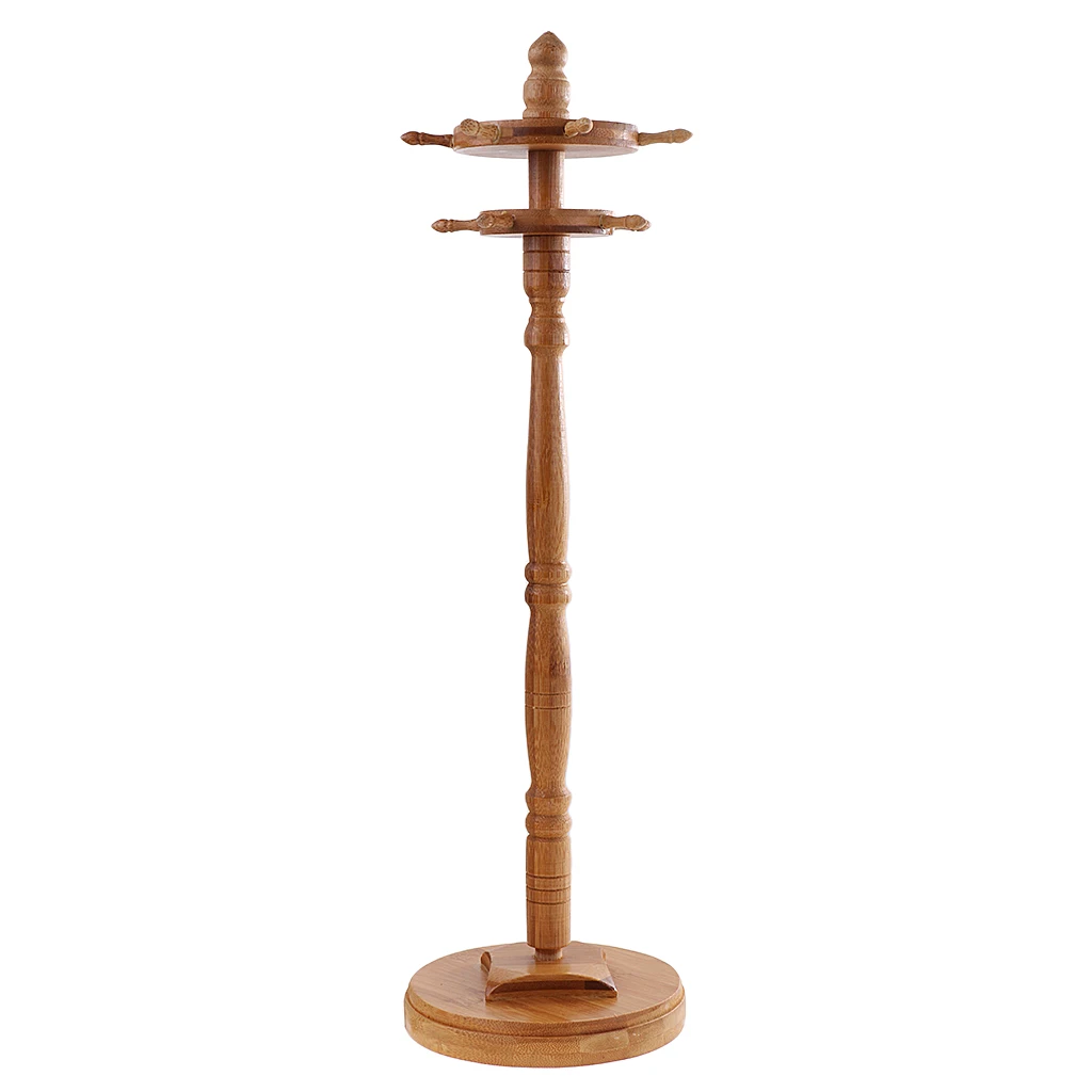 

11 Hooks Solid Wooden Calligraphy Brush Holder Brush Hanger Pen Pencil Stand Rack for Learner