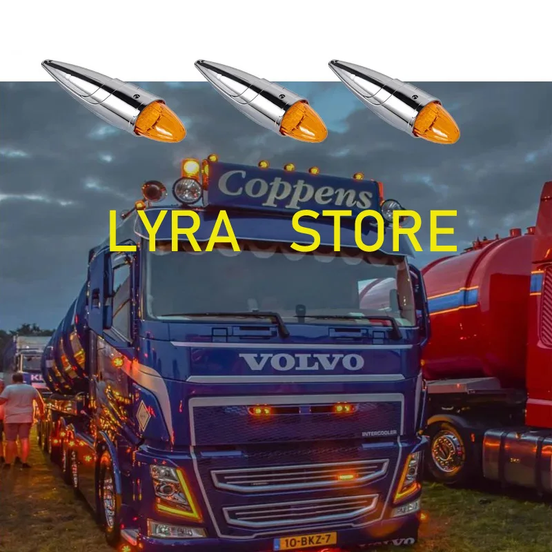 1 PCS 24V 17LED Cab Marker Roof Running Fit For BENZ VOLVO SCANIA Trucks Top Light
