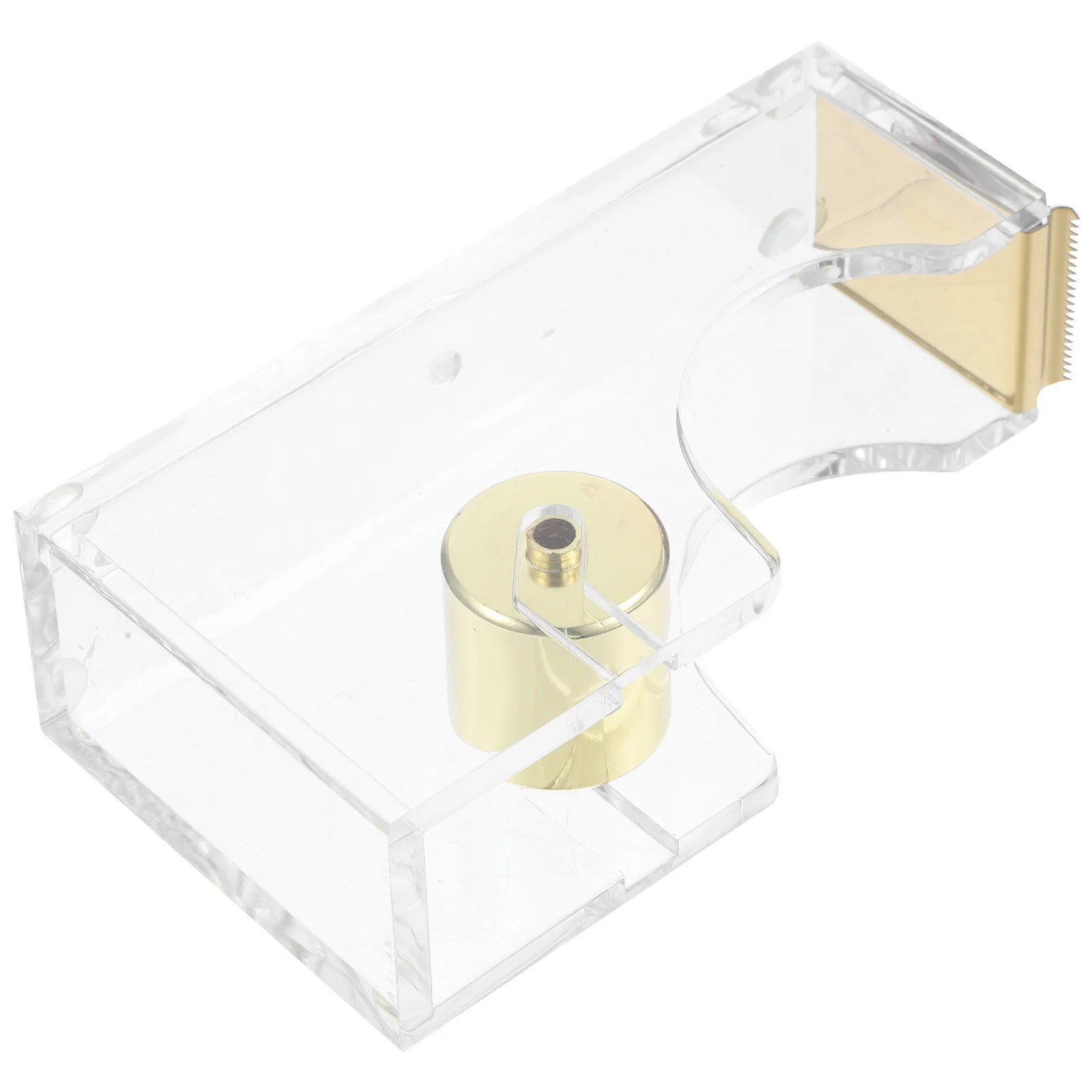 1 قطعة أداة قطع الشريط المحمولة سبائك الاكريليك قوي سهل الاستخدام مكتب درج المنظم الشريط القاطع القرطاسية مكتب التموين #5