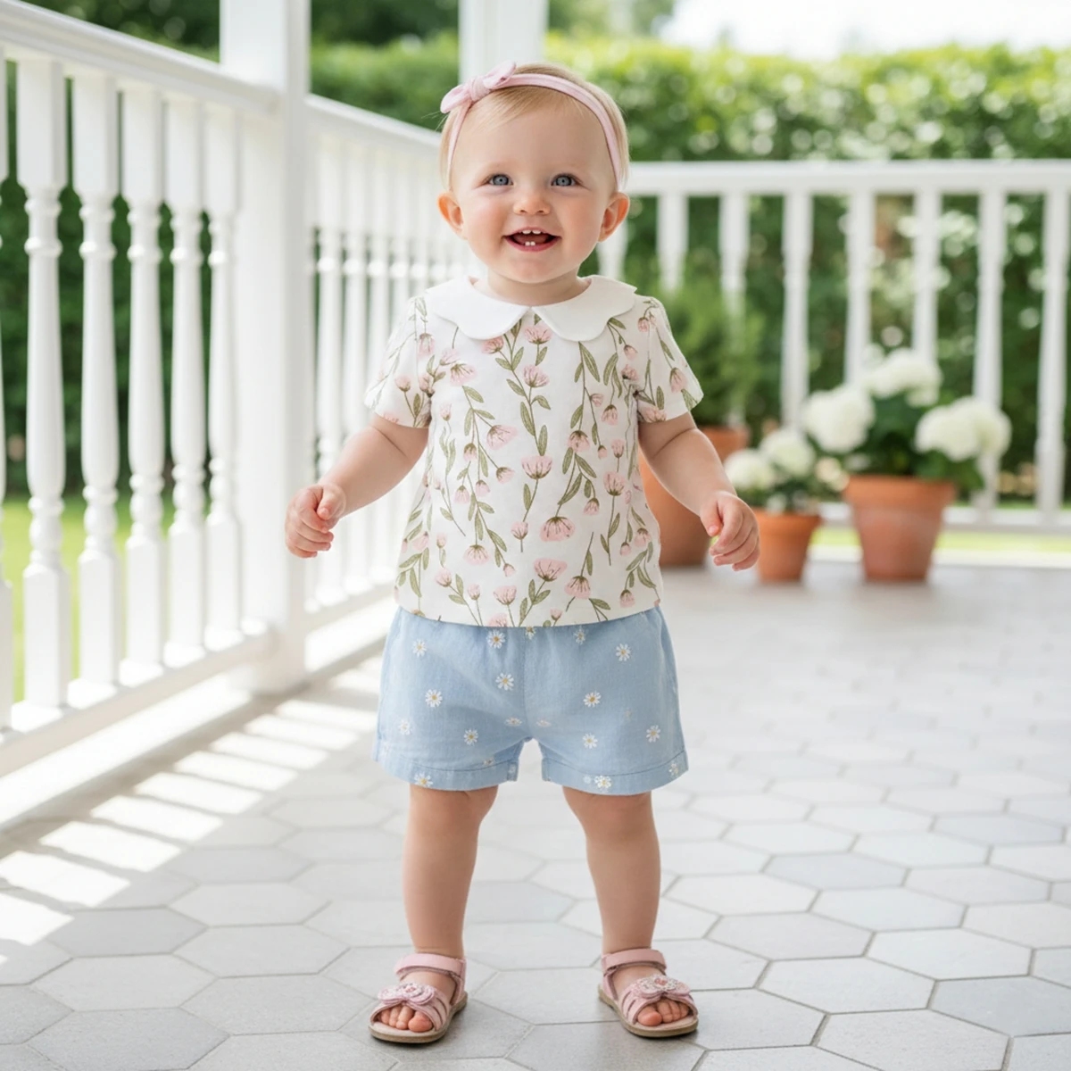 

Летние детские милые топы, детские футболки с цветочным принтом