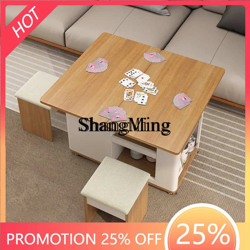 

SM home sofa edge shelf trolley mobile coffee table folding coffee table