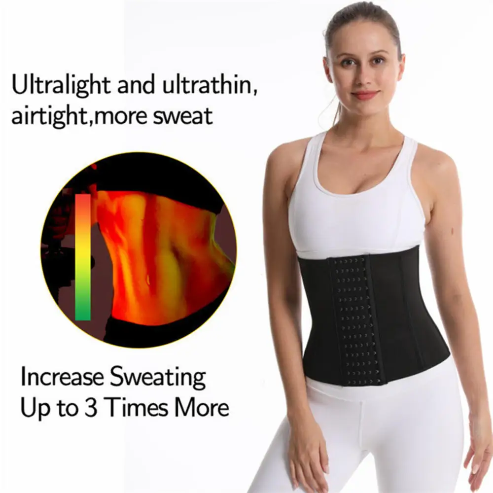 Cinto De Suor De Sauna Para Mulheres Perda De Peso Treinador De Cintura De Neoprene, Shaper Do Corpo, Espartilho, Bainha De Barriga De Emagrecimento, Aparador De Barriga, Cincher Esportes