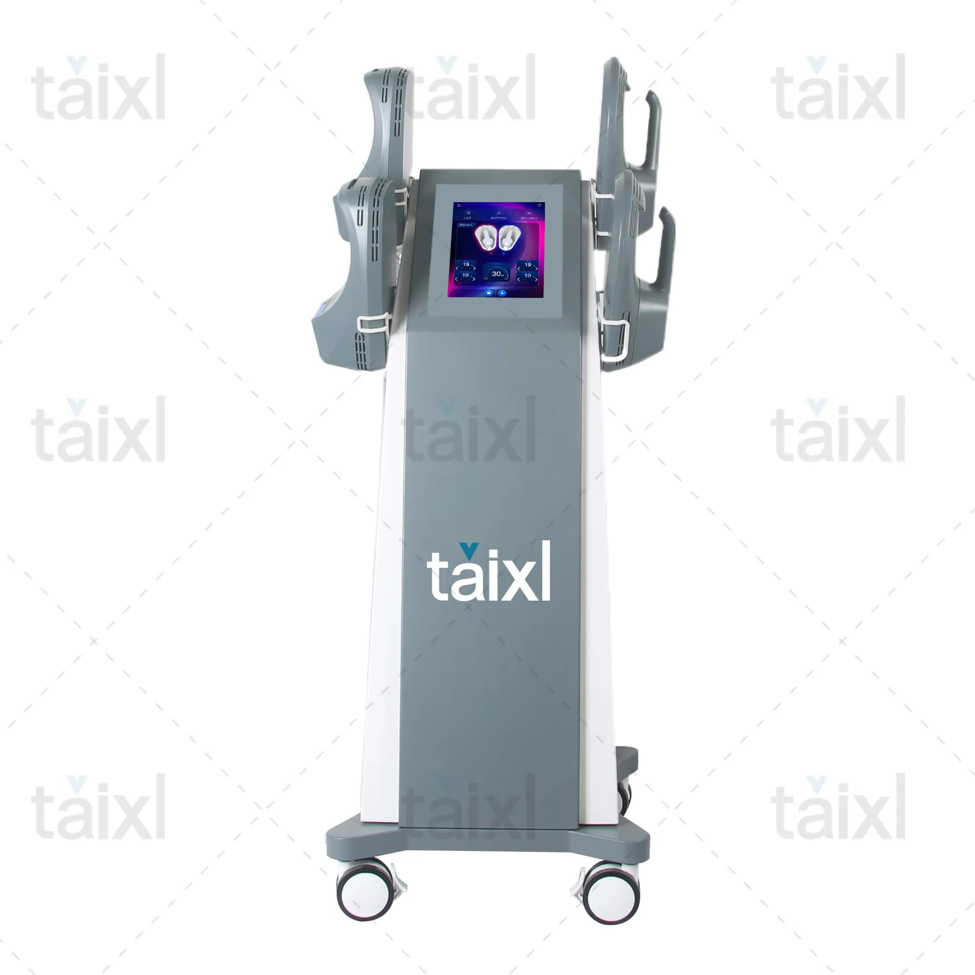 고출력 6500W 전자기 근육 강화 ABS 트레이닝, 지방 제거 및 슬리밍 기계, 힙 리프팅 조형기