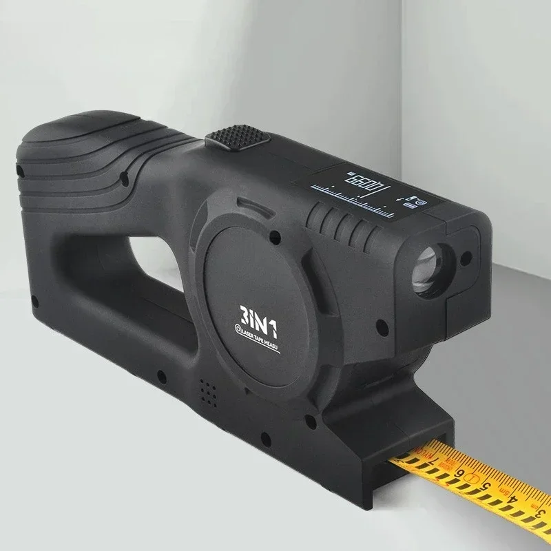 Digital laser rangefinder laser tape measure three-in-one intelligent electronic measuring ruler charging multi-function