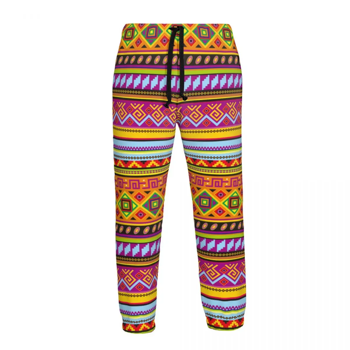 

Men Jogging Pants Streetwear Loose Casual Trouser Mexican Pattern Man Pants Sweatpants