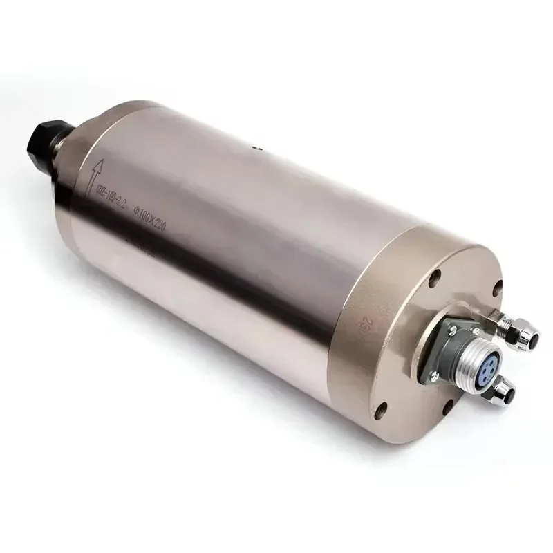 3.2 kw er20 gdz100-4 400hz watercooled cnc spindle motor 220 3kw water cooling spindle