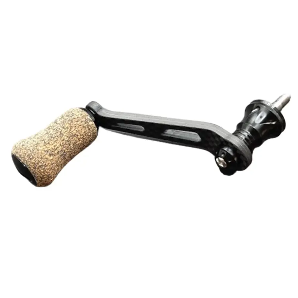 70mm Carbon For Spinning- Reel Handle Single Arm, Compatible For Shimano- Stradic/Sahara/Ultegra/Vanford, 2 Bearings
