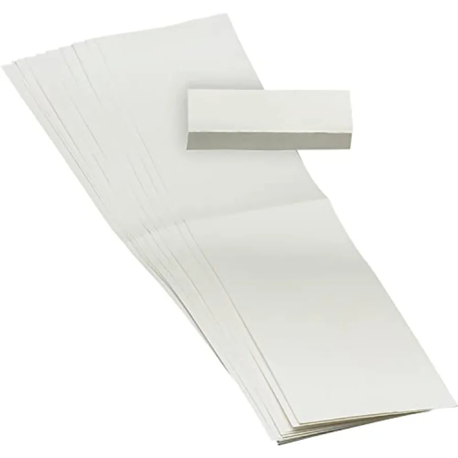 

Replacement 1/5-Cut Poly Tab Paper, White, Blank, 100 Per Pack 68620