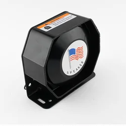300W ultra-thin horn car alarm truck alarm speaker ambulance 12V24V alarm air horn amplifier police firefighter car horn air def