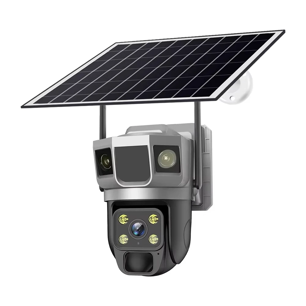 

AOV V380 3.0 Inch Blacklight Solar 4G CCTV Security Camera Night Vision CMOS Waterproof 4.0MP Single Lens for Cloud Memory Card
