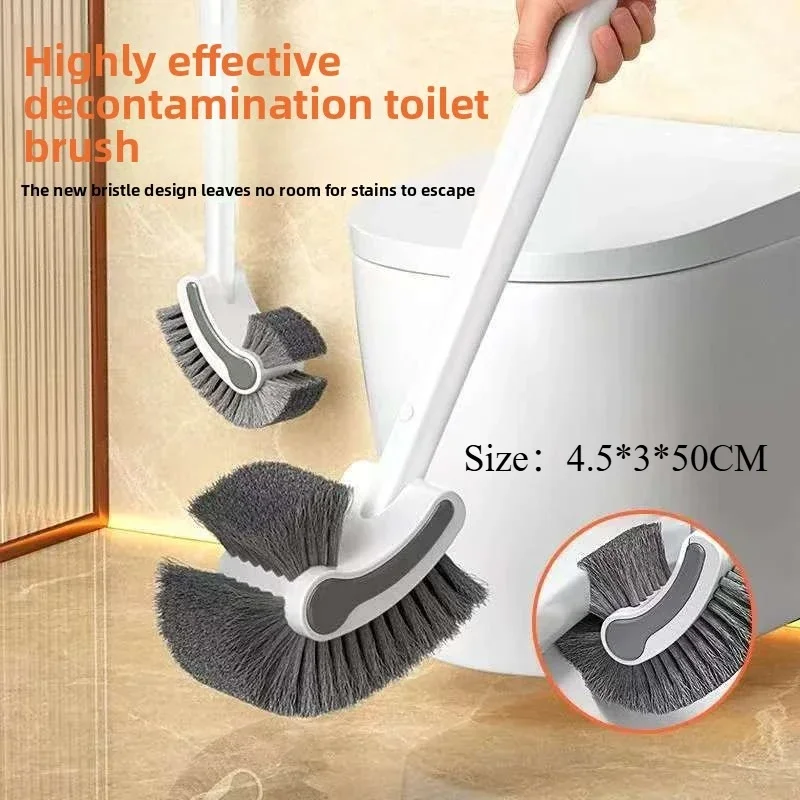 Cleaning Toilet Brush Set Brush Household Dead Angle Wall Mounted Long Handle Toilet Base Toilet Artifact Cleaning Brush