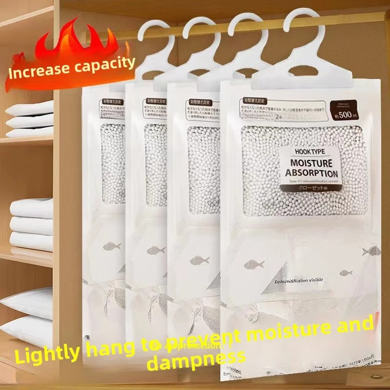 Mold-proof household hangable wardrobe dehumidifier bag, moisture-proof desiccant Dehumidification Bag