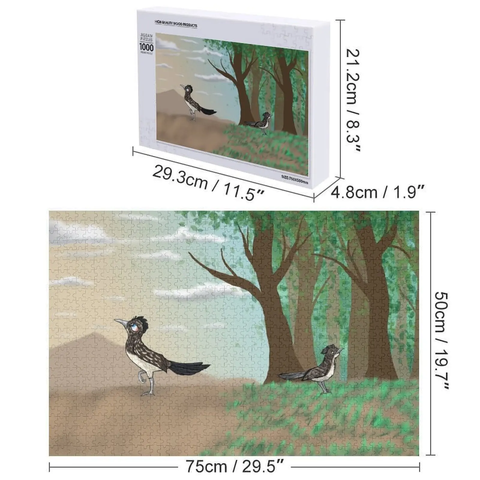 Пазл Roadrunners Деревянные кусочки пазла для взрослых Пазл для взрослых