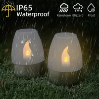 Xiaomi LED Solar Candles Light Flameless Rechargeable Night Light For Party Garden Decor Outdoor Waterproof Solar Candles Lamp