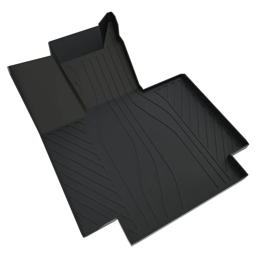 

Custom 3D 5D TPE car floor foot mats waterproof liners for 2023 Cybertruck Floor trunk mat
