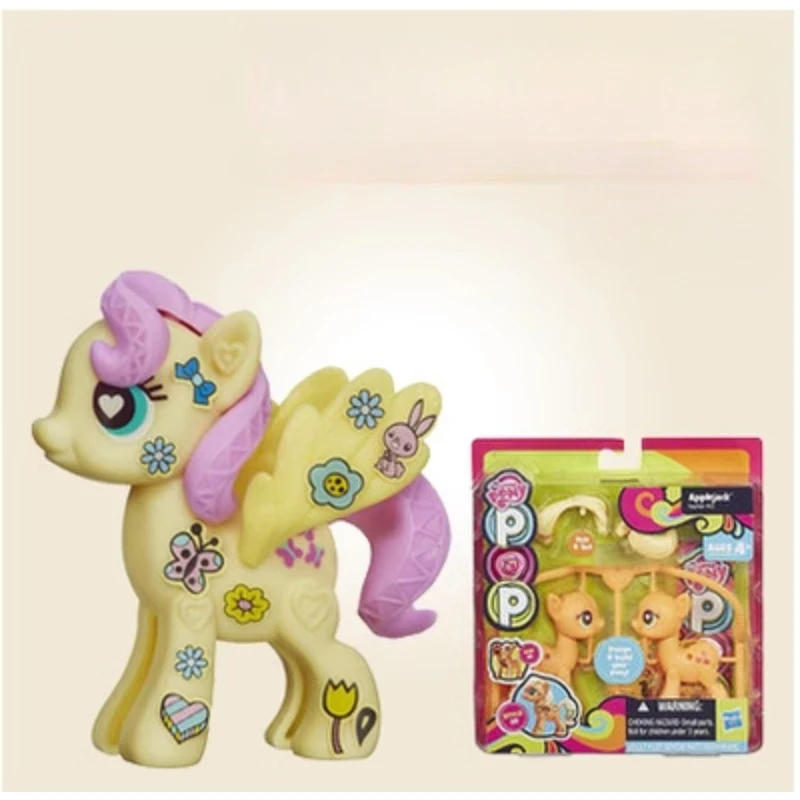 Hasbro mein kleines Pony Regenbogen Basis Set lila Vergnügen weichen Jenky Biker militärische Action figuren Mädchen Spielzeug Geburtstags geschenk