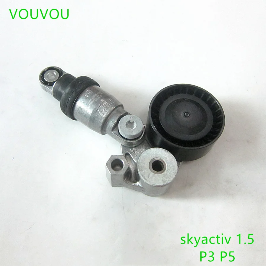 Car accessories P51D-15-980B SKYACTIV engine INA belt tensioner set for Mazda 2 14-20 DJ DL Mazda 3 2014-2023 1.5 P3 P5 BM BN BP