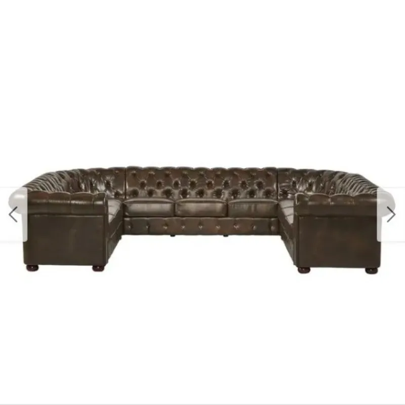 Modern simple ins Internet celebrity combination corner U-shaped leisure designer fabric buckle sofa combination home