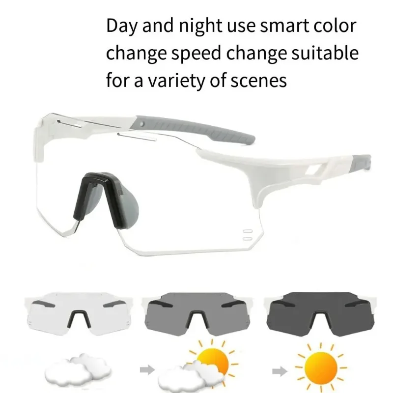 AliExpress 1PCS Clear Polarized Sports Sunglasses UV Protection Wrap Around Biking Eyewear Lightweight Ventilated Cycling Glasses Unisex