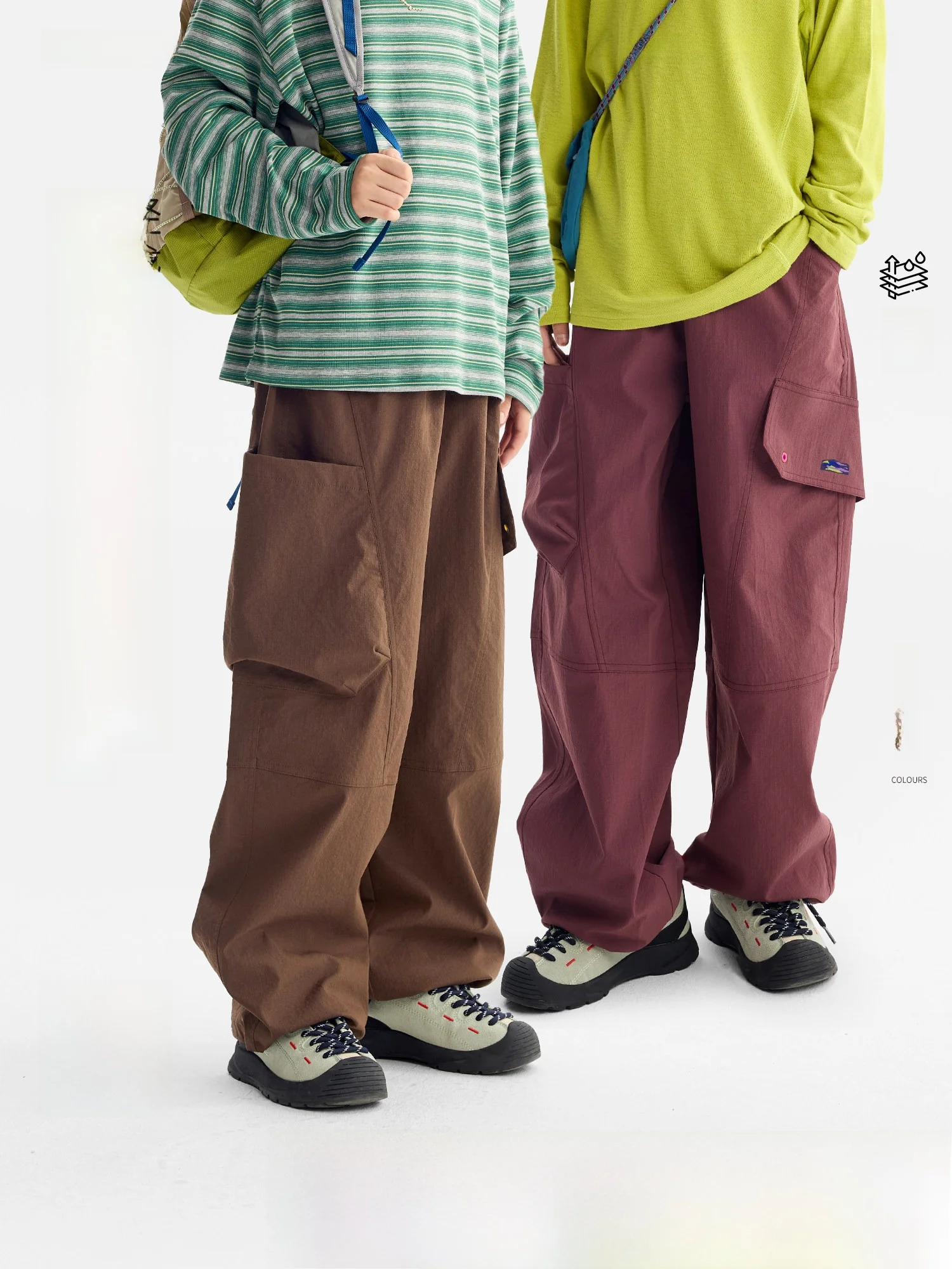 Gurui Diary Kids Outdoor Work Pants Autumn New Loose Casual Wear Resistant Long Trousers for Boys And Girls