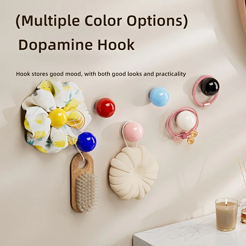 كرات مقبض الباب المقاومة للحفر مكونة من قطعتين - رافع السحب والمرحاض المضاد للانزلاق، تركيب بدون مثقاب ذاتي اللصق، الخزائن، الخزائن #3