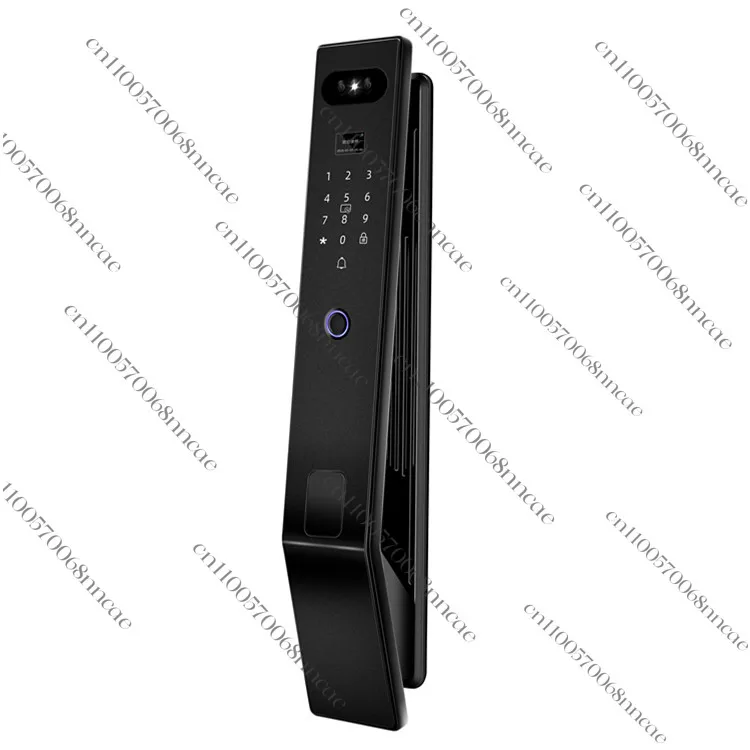 Tuya Smart Video Password Lock for Wood and Steel Doors Customizable Cat-Eye with Swipe Card Feature WiFi Network Connectivity