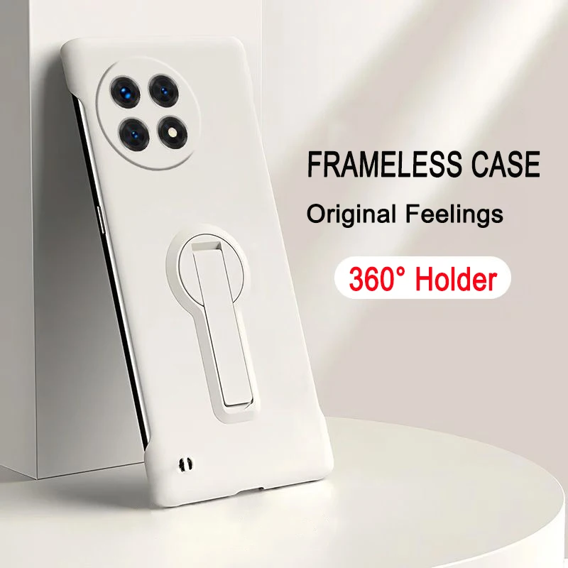 Frameless Hard PC Phone Case For Oneplus 15 13 13R 13S 12 12R 11 11R 10 10R 10T 9 9R 9RT 8T 8 Pro Shockproof Stand Back Cover