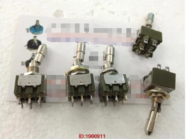 1pcs/lot NKK M-2022L 6-pin twist switch pull switch NO-NO 6A.125VAC