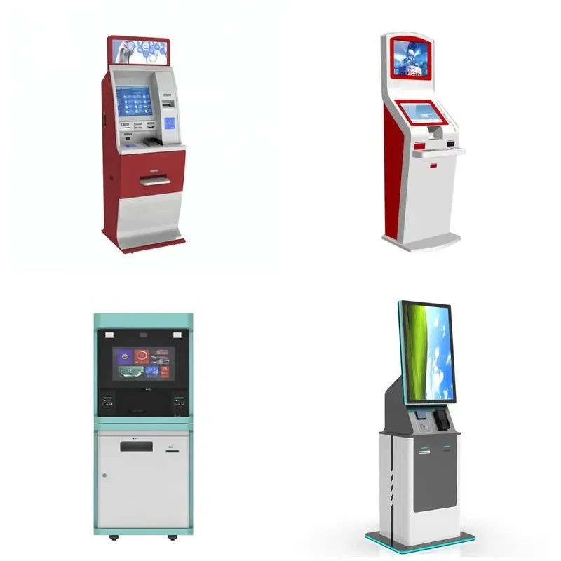Multifunction Self Service Kiosk Touchscreen Print Cash Payment Machine