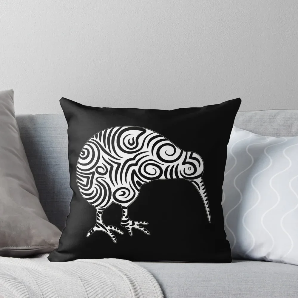 Kiwi Bird Aotearoa New Zealand tribal style Throw Pillow Cushions Cover christmas ornaments 2024 Luxury Sofa Cushions Pillow